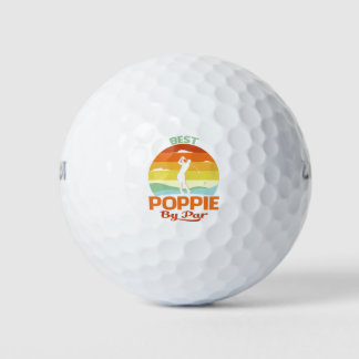 Balles De Golf Best Poppie By Par Fête des pères Golf Chemise Cad
