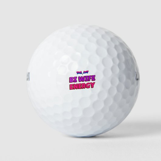 Balles De Golf Bi Wife Energy (Devant)