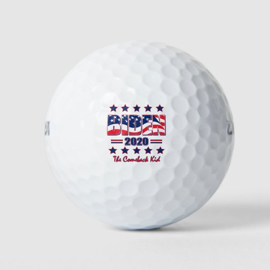 BALLES DE GOLF BIDEN-2020 (Devant)