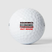 Balles De Golf Bidenomics Economic Out House pas Powerhouse (Devant)