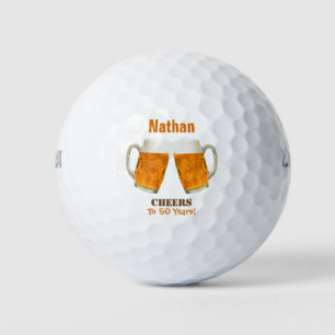 Balles De Golf Bière Anniversaire Salles de Golf Balls