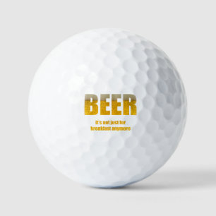 Balles De Golf Bière Ce n'est plus seulement pour le petit déjeun