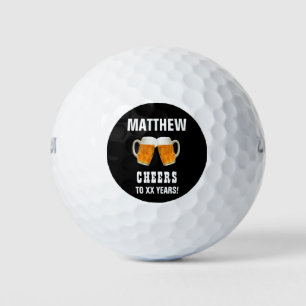 Balles De Golf Bière de Golfeur d'anniversaire se divertit