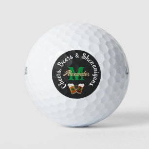 Balles De Golf Bières et shenanigans Boire irlandais