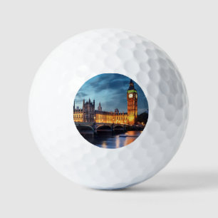 Balles De Golf Big Ben, Londres.