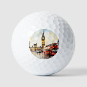 Balles De Golf Big Ben, Londres.