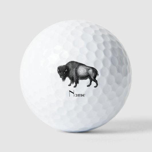 Balles De Golf Big Bison Buffalo Thunder-Cove (Recto)