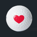 Balles De Golf Big Red<br><div class="desc">balle de golf de coeur rouge</div>