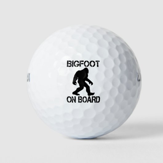 Balles De Golf Bigfoot à bord Funny Bigfoot (Devant)