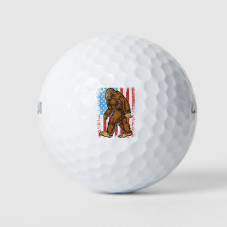 Balles De Golf Bigfoot American Flag 4th of July