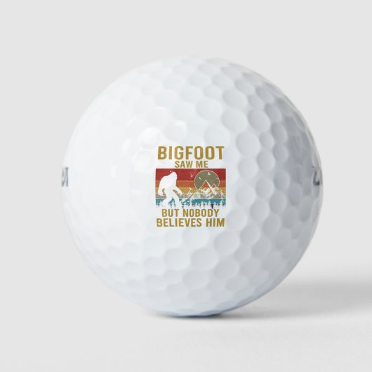 Balles De Golf Bigfoot m'a vu (Devant)