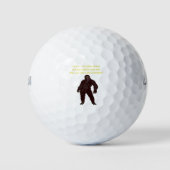 Balles De Golf Bigfoot quitte cache et cherche le jeu (Devant)