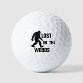 Balles De Golf BIGFOOT / Sasquatch : PERDU DANS LES BOIS (Recto)