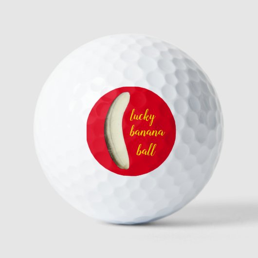 Balles De Golf bille de banane chanceuse (Recto)