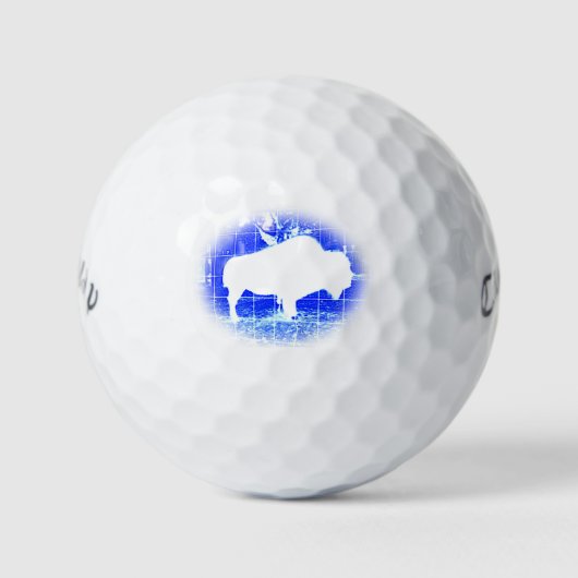 Balles De Golf Bison Blues (Devant)