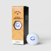 Balles De Golf Bison Blues (Emballage)