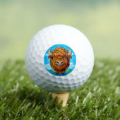 Balles De Golf Bison de dessin animé mignon (T-shirt Insitu)