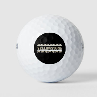 Balles De Golf Bison du Montana Yellowstone