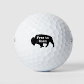 Balles De Golf Bison libre de Roam (Devant)