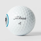 Balles de golf Bison Majestueux Colorées (Logo)