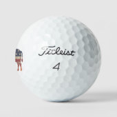 Balles de Golf Bison Patriotique (Logo)