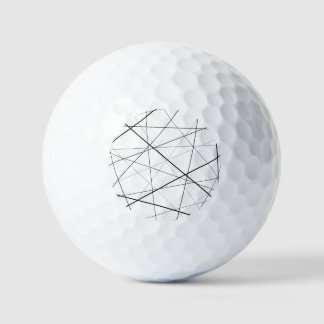 Balles De Golf Black and white geometric pattern