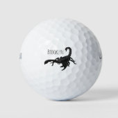Balles De Golf Black hungry scorpion (Devant)
