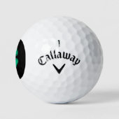 Balles De Golf Black Irish Callaway Boules de golf Warbird 3 pk (Logo)