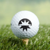 Balles De Golf Black White Deco (T-shirt Insitu)