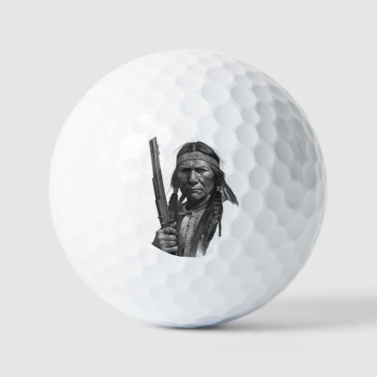 Balles De Golf Black & White Geronimo (Recto)