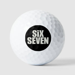 Balles De Golf Blague Fun Six Seven 6 7 Meme disant