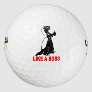 Balles De Golf Blaireau de miel, comme un patron