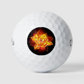 Balles De Golf Blooming Fire Rose (Devant)