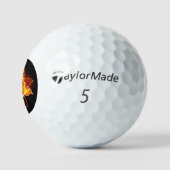 Balles De Golf Blooming Fire Rose (Logo)