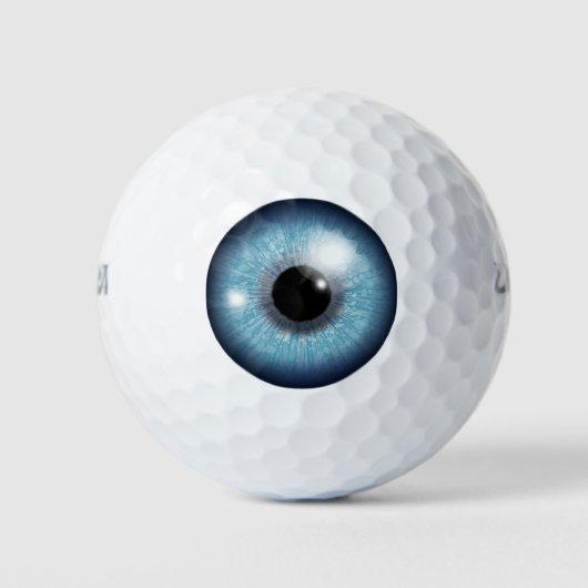 Balles De Golf Blue Eye Ball Golf Balls (Devant)
