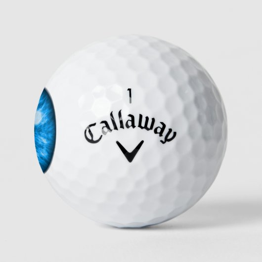 Balles De Golf Blue Eye Funny (Logo)