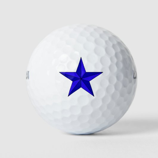 Balles De Golf Blue Star Golf Balls (Devant)