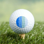 Balles De Golf Blue Stripes Maritime (T-shirt Insitu)