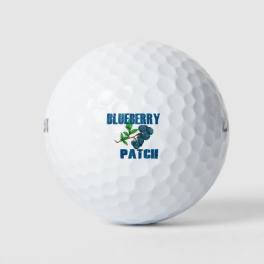 BALLES DE GOLF BLUEBERRY PATCH (Devant)