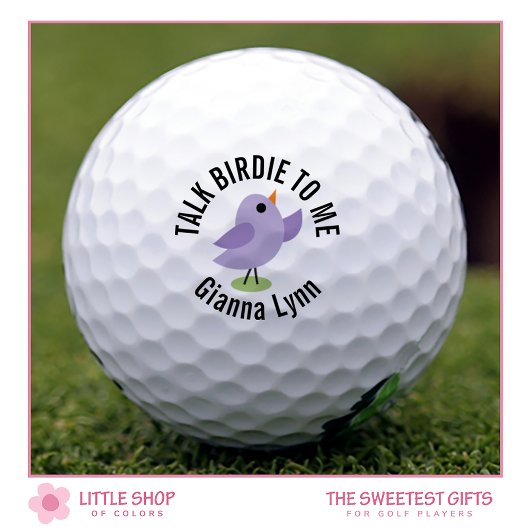 Balles De Golf Bluebird on Putting Green Monogrammed