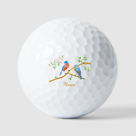 Balles de Golf Bluebirds (Recto)