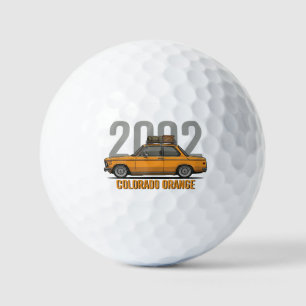 Balles De Golf BMW 2002 orange Colorado BMW vintage