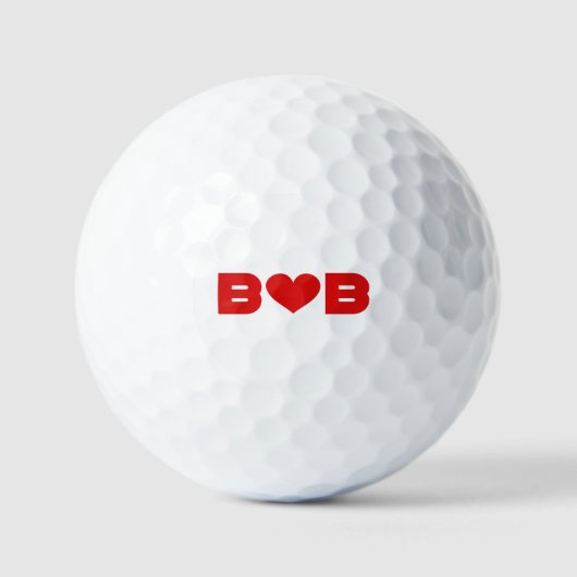 Balles De Golf Bob Love (Recto)