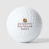 Balles De Golf Boisson Old Fashioned sur mesure pour enterrement (Recto)