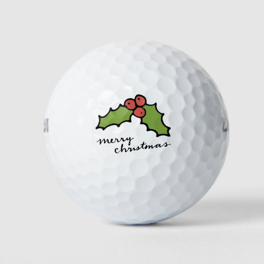 Balles De Golf Bonbons de Noël (Devant)
