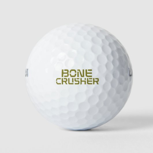 Balles De Golf Bone Crusher (Devant)
