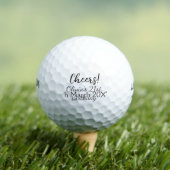 Balles De Golf Bonjour 21e anniversaire ajouter nom date simple m (T-shirt Insitu)