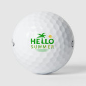 Balles De Golf Bonjour été (Devant)