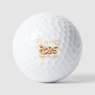 Balles De Golf Bonne année 2025 L'année chinoise du serpent
