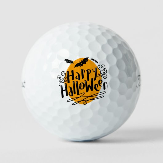 Balles De Golf Bonne citation d'Halloween (Recto)